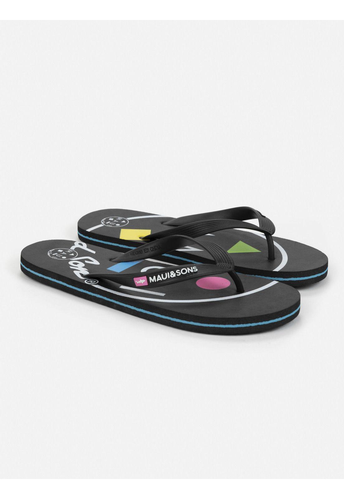 Sandalias 5S1870 Hombre Negro Maui and Sons-3