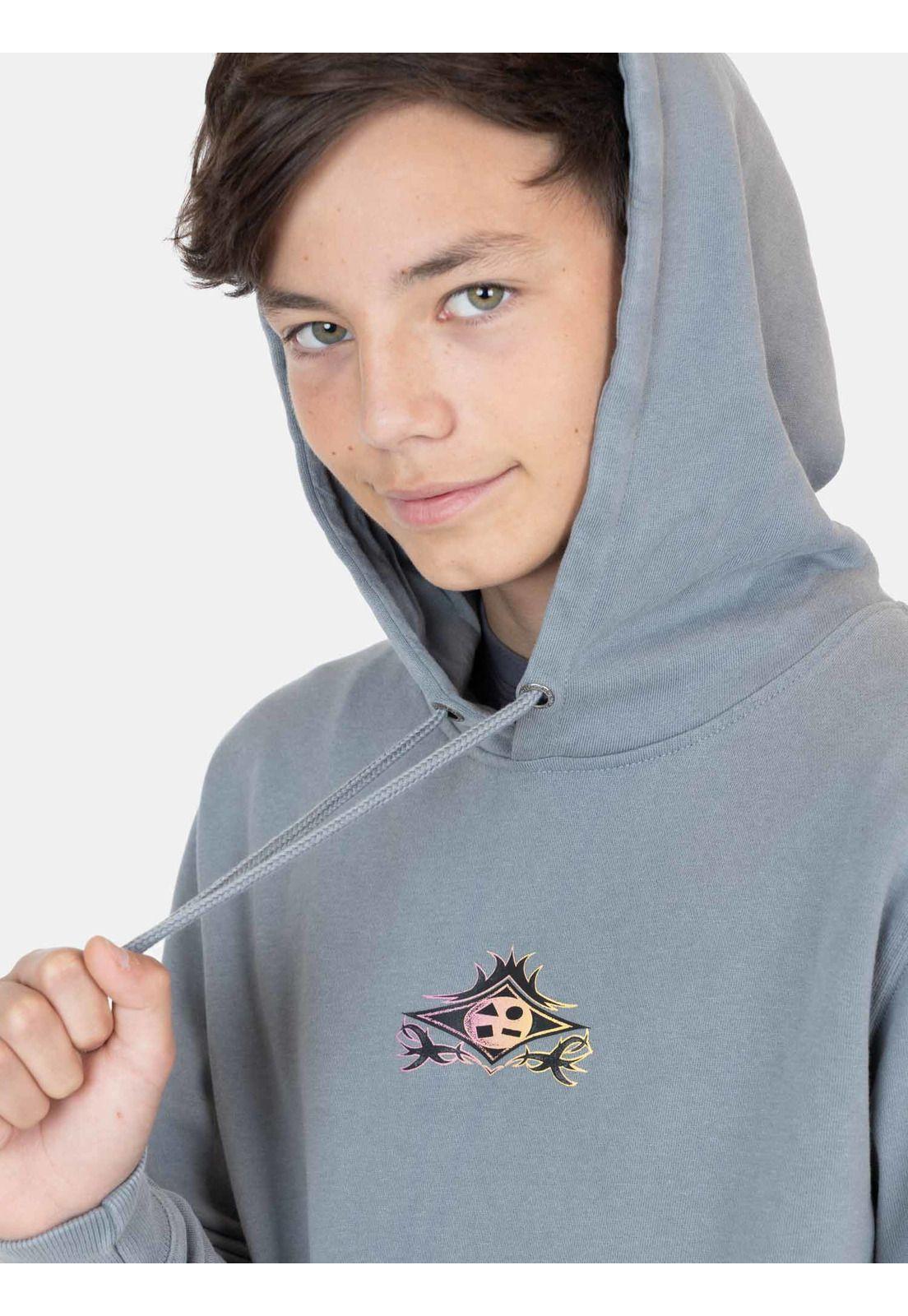 Poleron Canguro Amilua Gris Infantil Maui And Sons-2