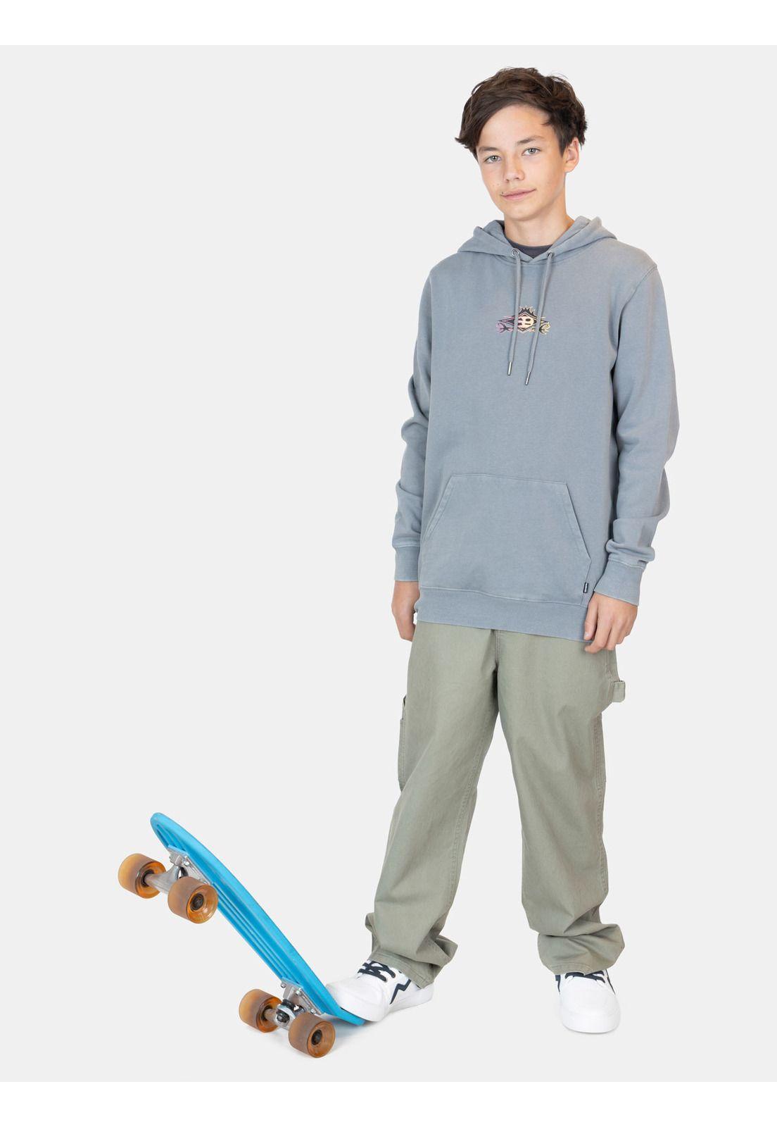 Poleron Canguro Amilua Gris Infantil Maui And Sons-3