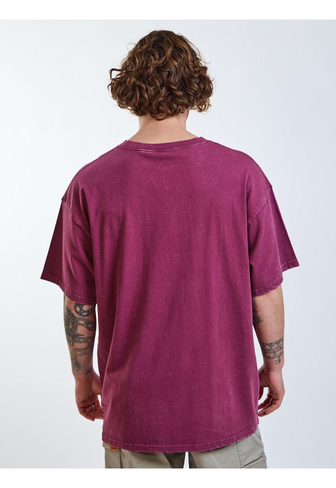 Polera Oversize Lad Stone Burdeo Hombre Volcom-1