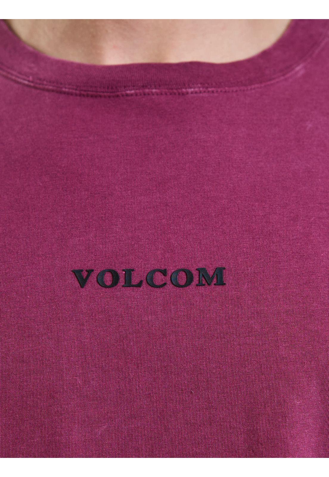 Polera Oversize Lad Stone Burdeo Hombre Volcom-4