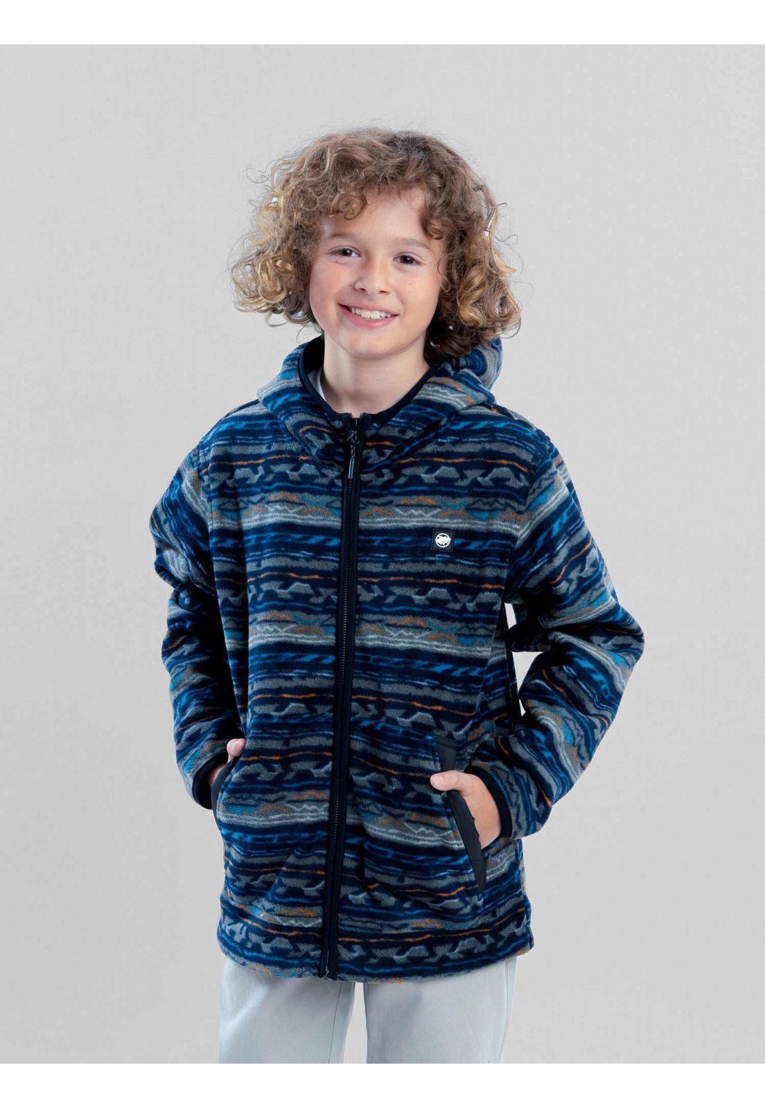 Poleron Polar Tribal Spirit Multicolor Infantil Maui And Sons-0