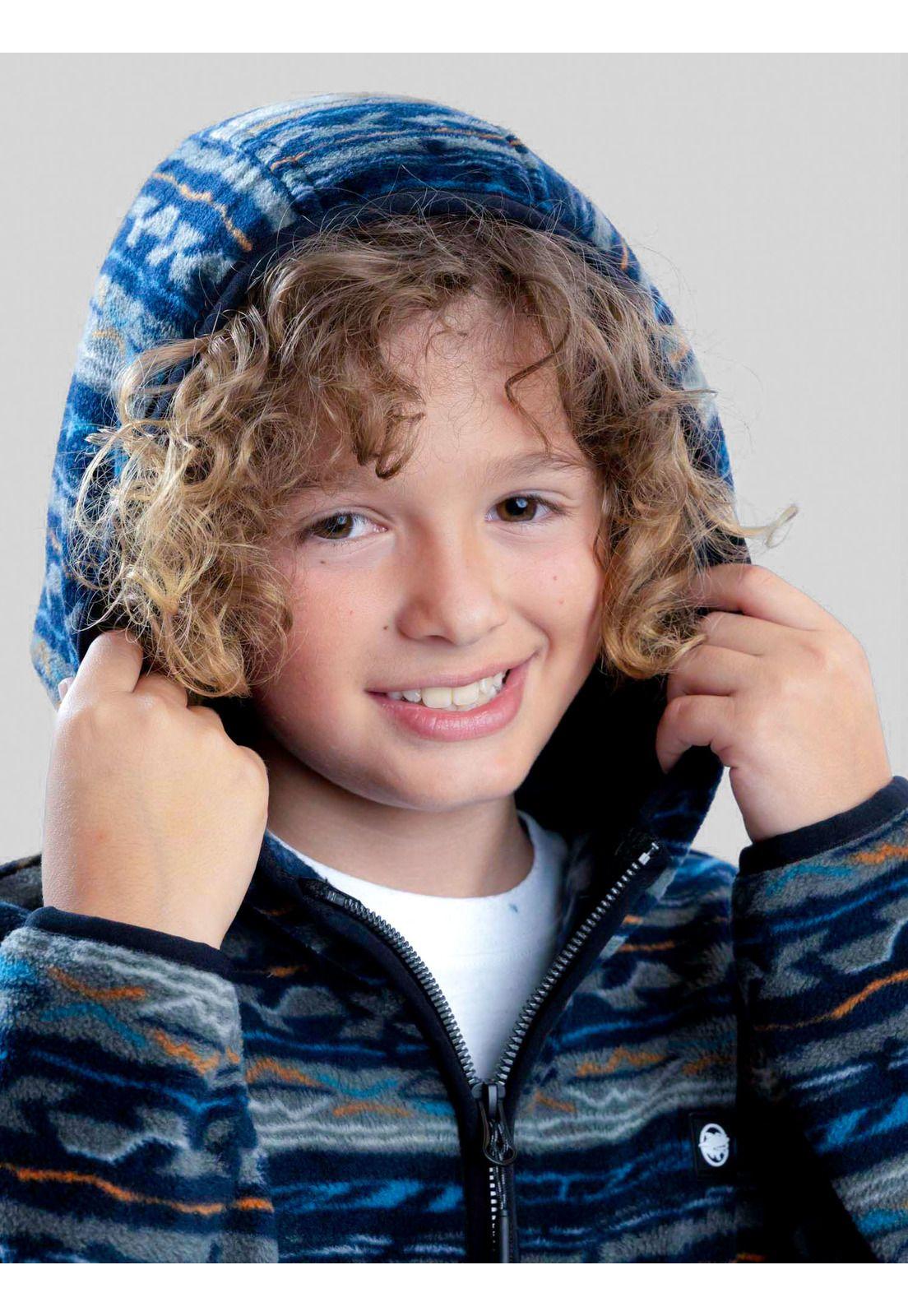 Poleron Polar Tribal Spirit Multicolor Infantil Maui And Sons-3