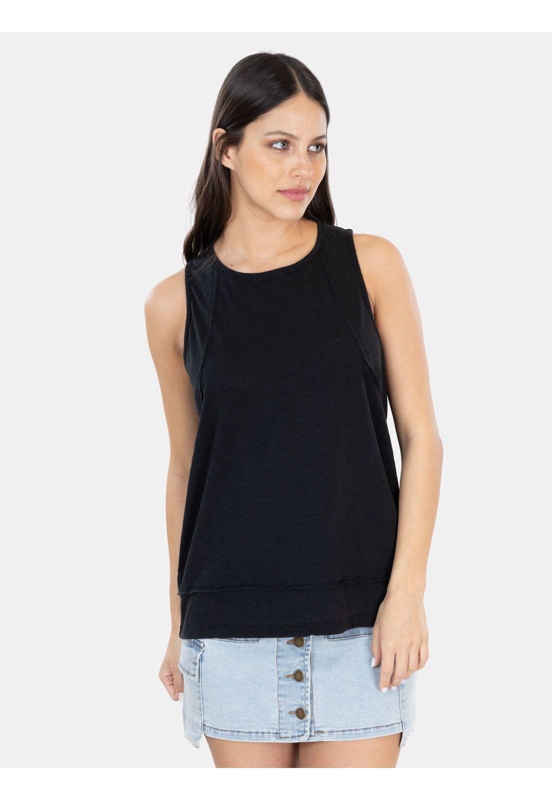 Polera MC Westmont Negro Mujer Maui And Sons-0