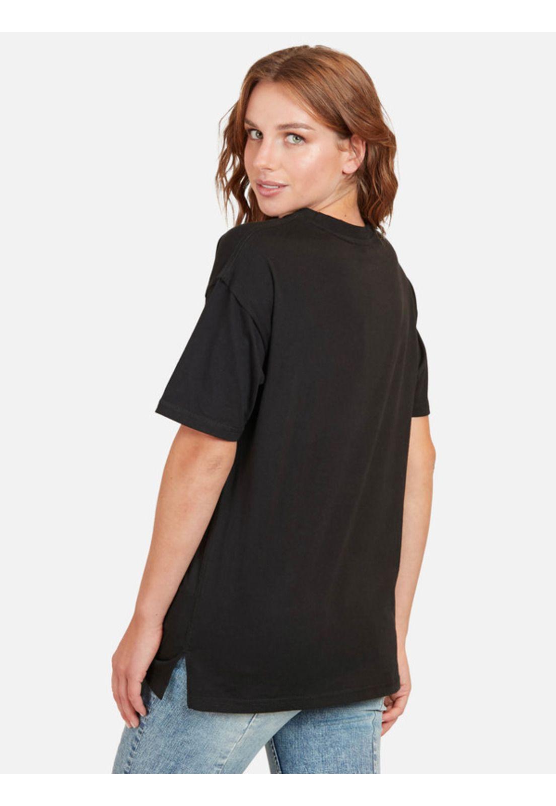 Polera Magic Tiger Mujer Negro Maui And Sons-1