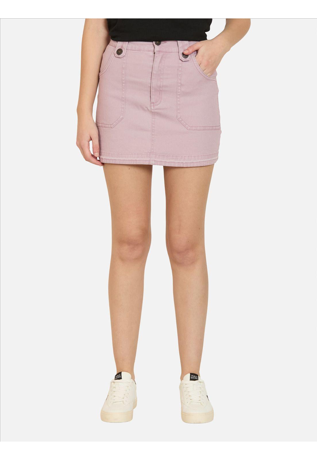 Falda Sunari Rosado Mujer Maui And Sons-0