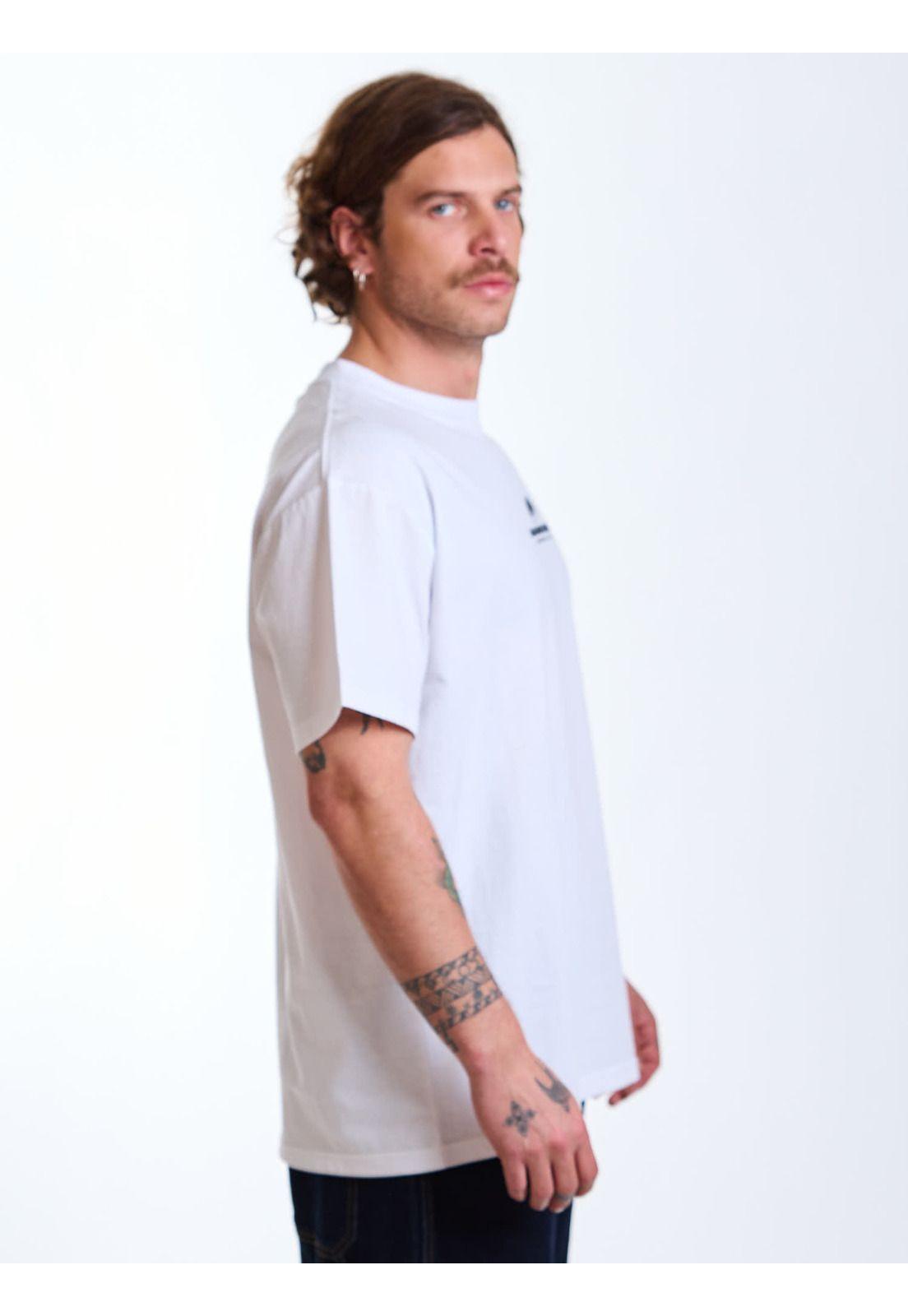 Polera MC Oversize Retro Blanco Hombre Maui and Sons-2