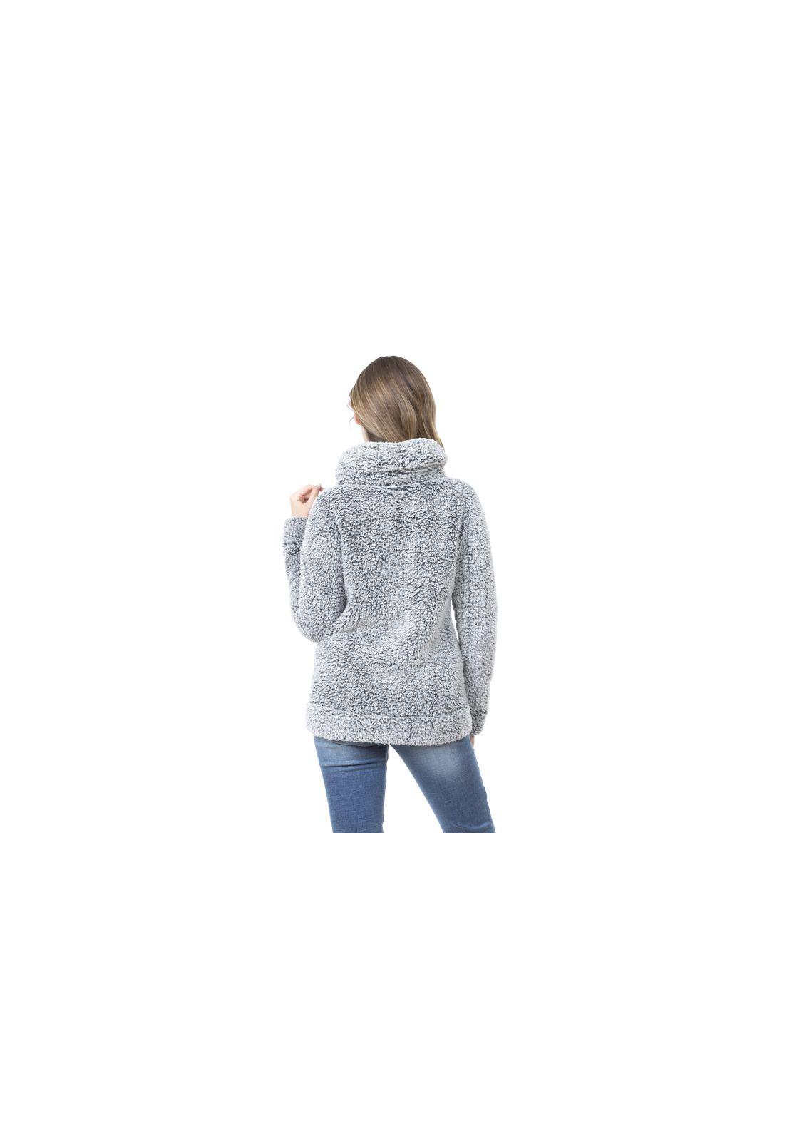 Poleron Chiporro Mujer 5O1149-WI20 Gris-1