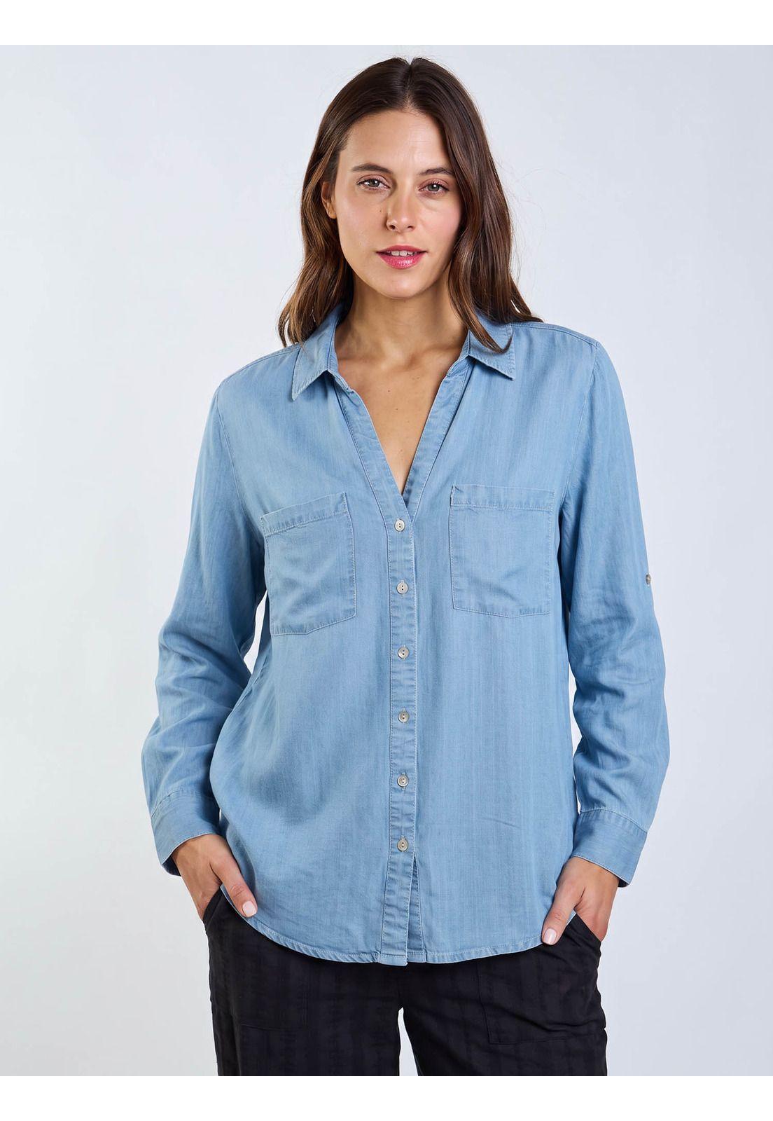 Blusa ML Varkala Celeste Mujer Maui and Sons-2