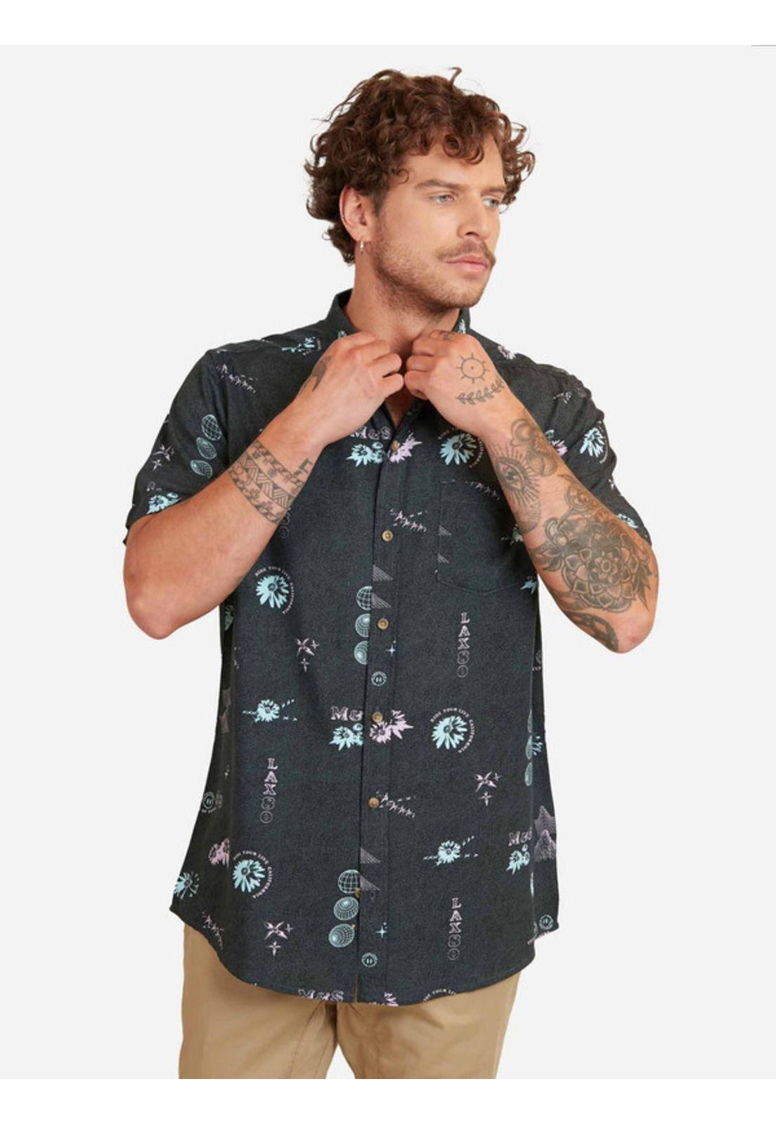 Camisa 5C884 Hombre Multicolor Maui And Sons-0