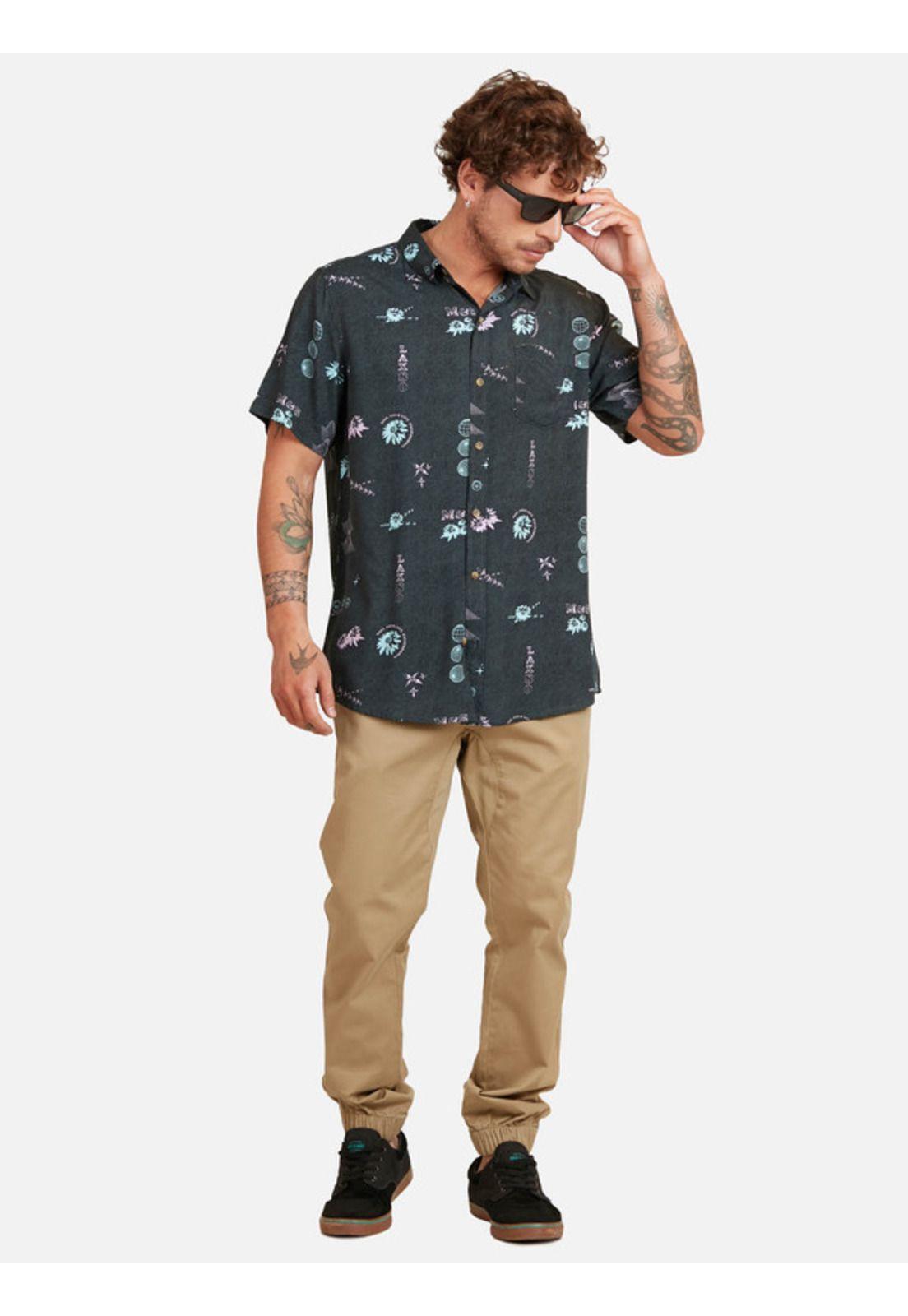 Camisa 5C884 Hombre Multicolor Maui And Sons-3