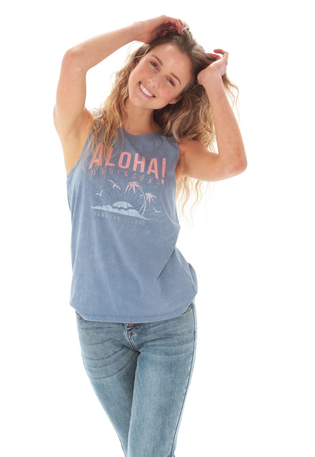 Polera Mujer Maui 5P235-WV21 Azul-3