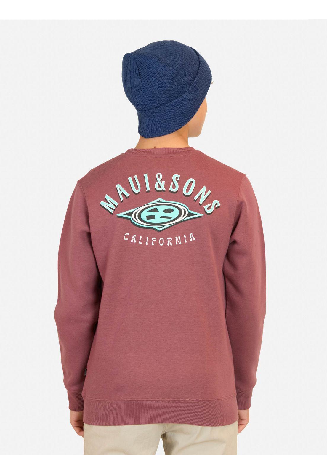 Poleron CR Kiss Rojo infantil Maui And Sons-1