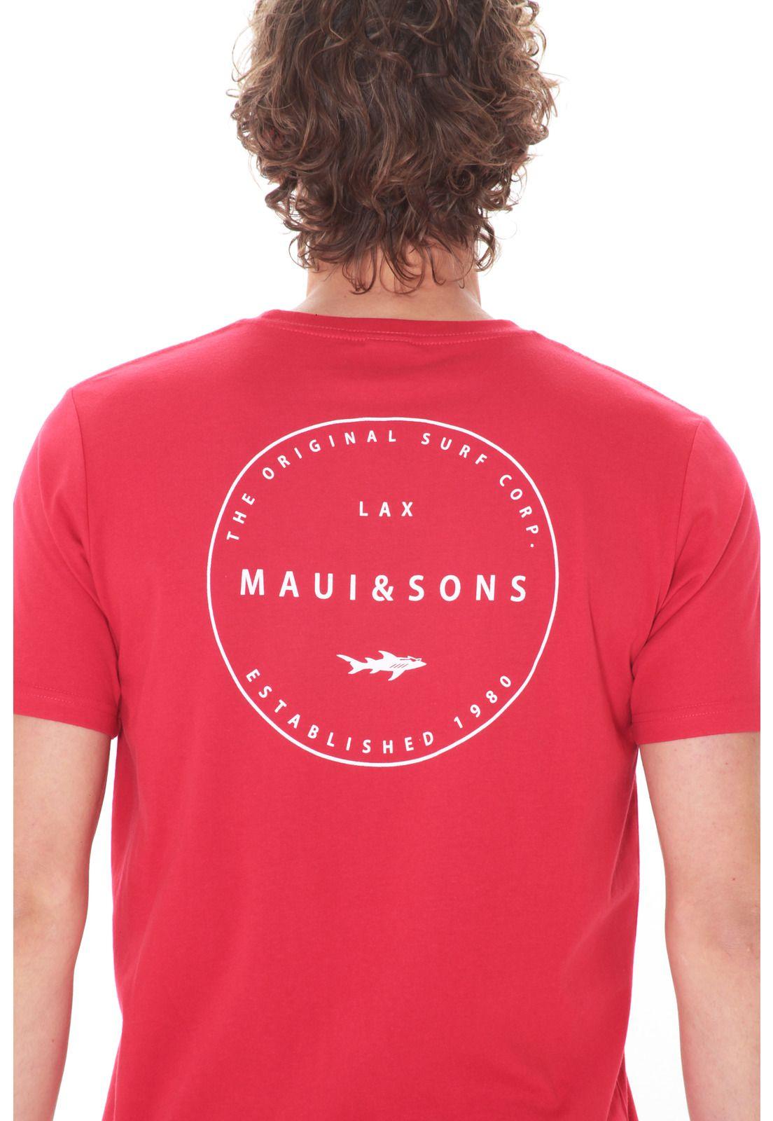 Polera M/C Basica Hombre 5P895-MV21 Rojo-2