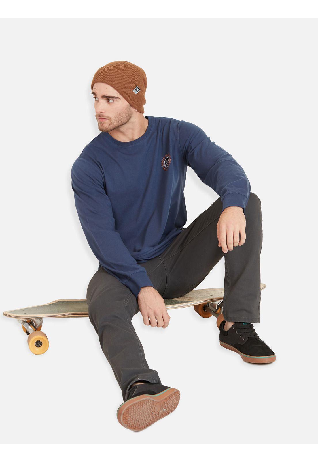 Polera LAX HUNTINGTON BEACH Hombre Denim Maui & Sons-3