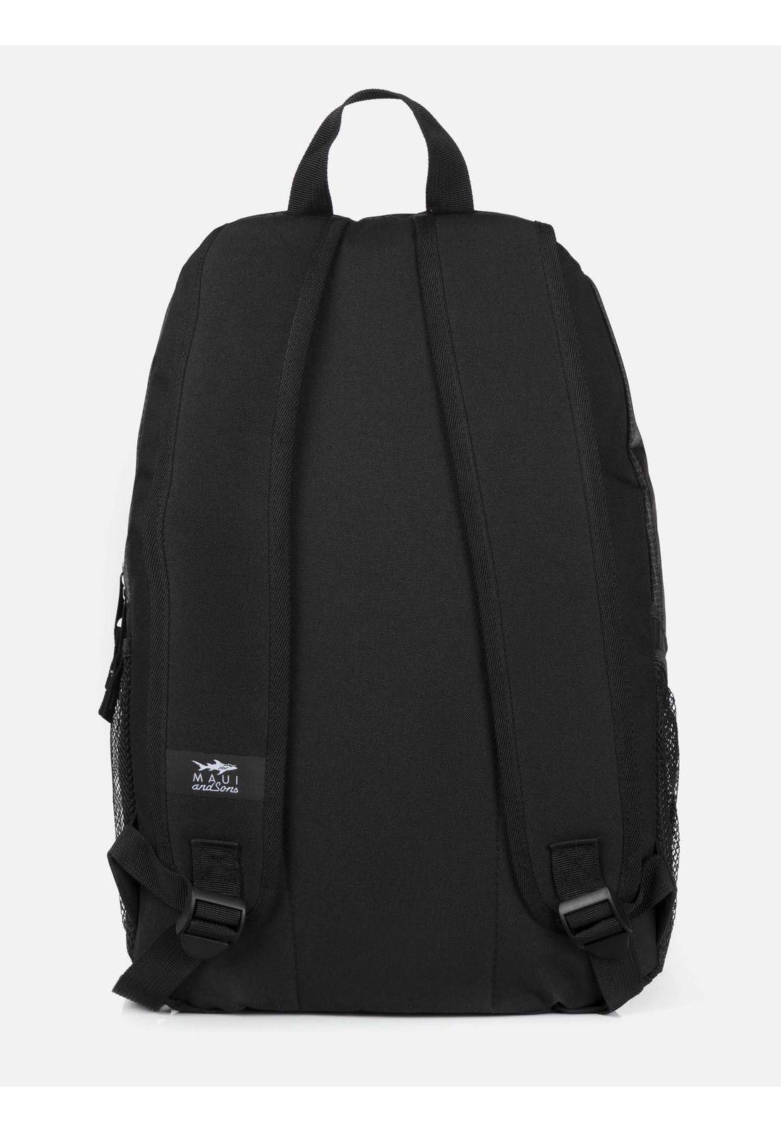 Mochila Escolar Hombre 5AM207-MT22 Negro Maui and Sons-2