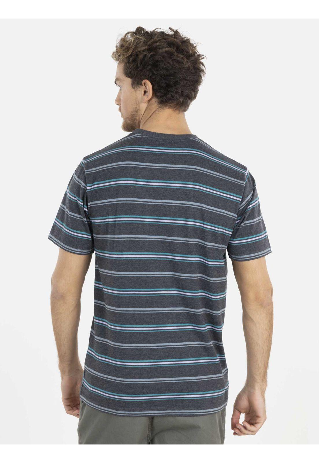 Polera YARN DYE Hombre Negro Maui and Sons-1