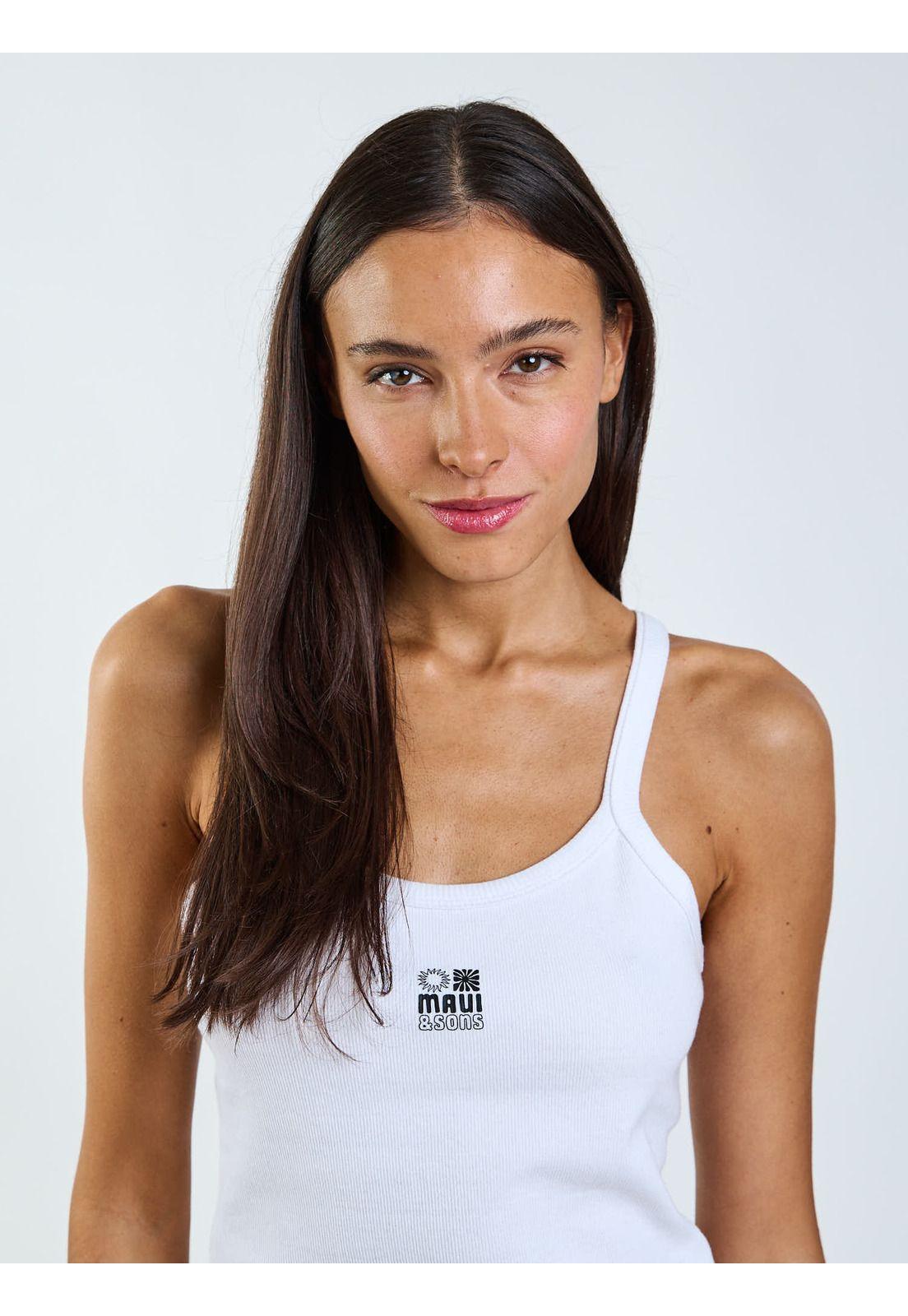 Polera SM Sienna Blanco Mujer Maui and Sons-3