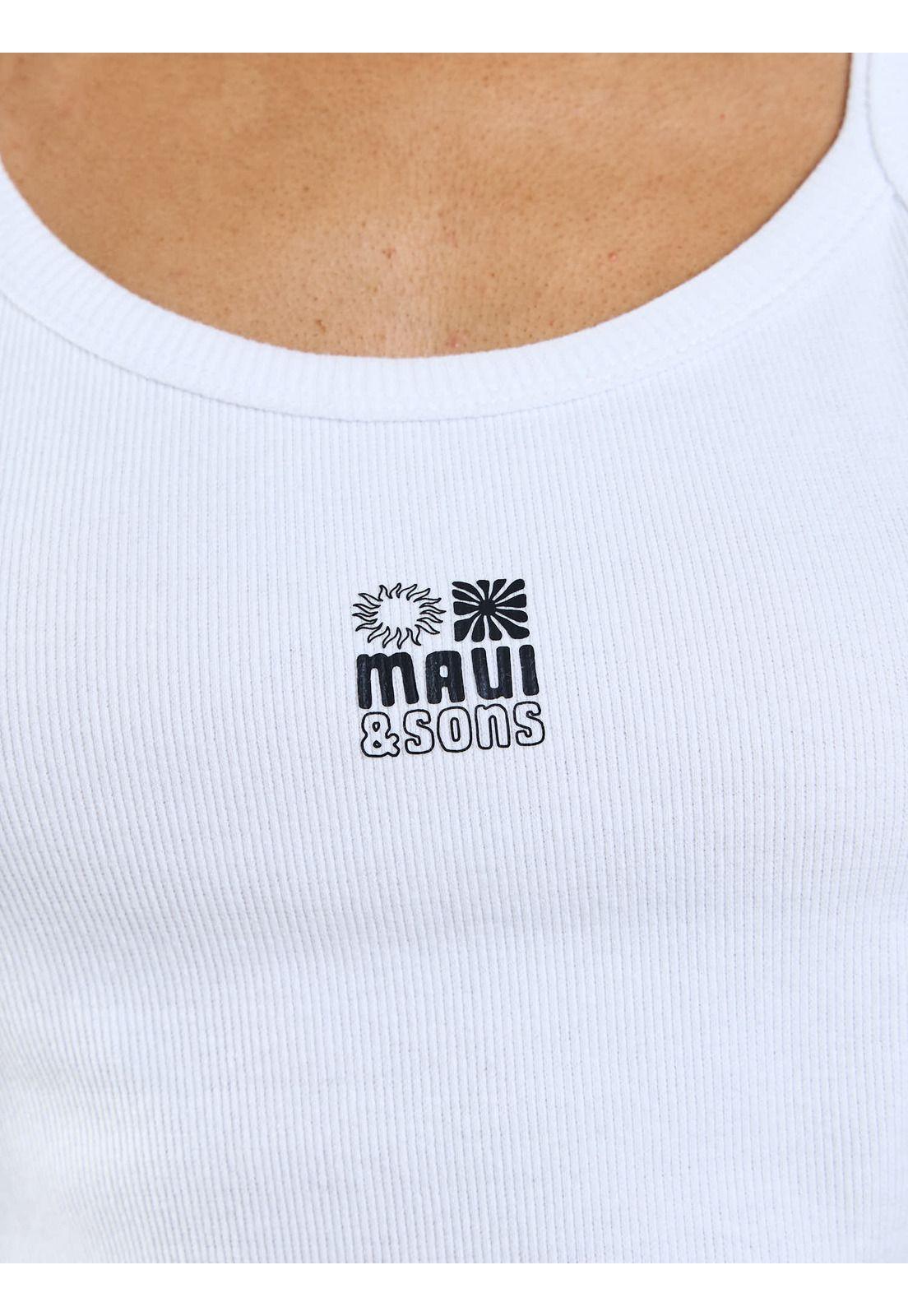 Polera SM Sienna Blanco Mujer Maui and Sons-4