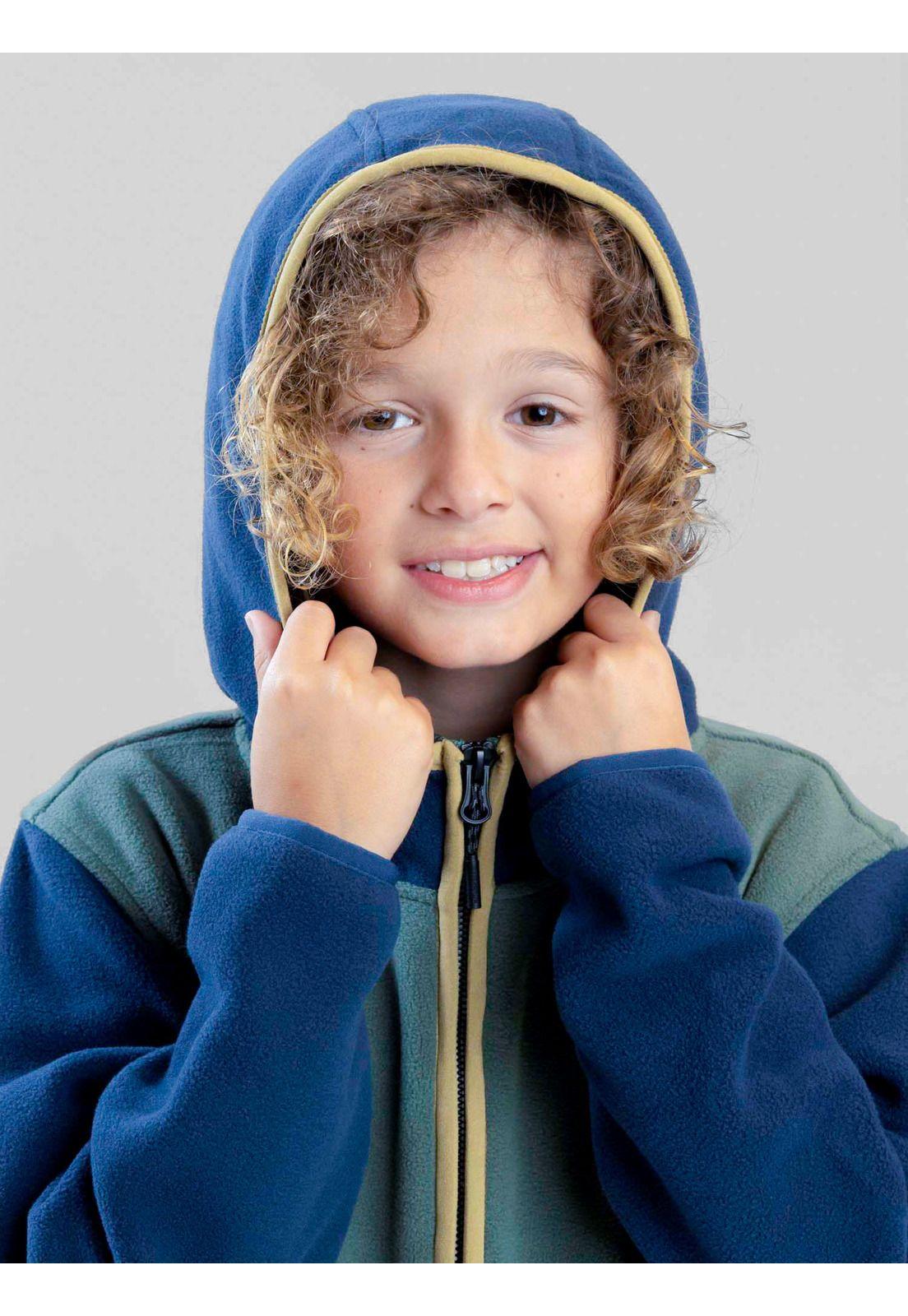Poleron Polar Longshore Verde Infantil Maui And Sons-3