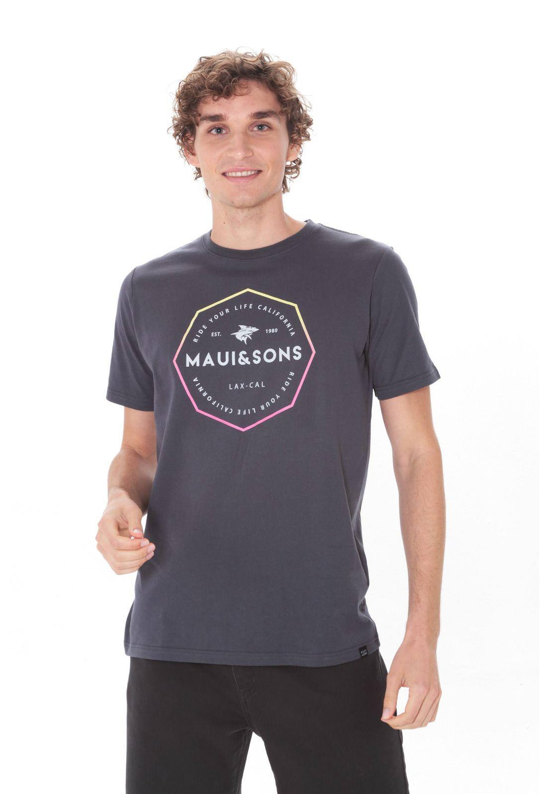 Polera M/C Basica Hombre 5P468-MV21 Gris-0