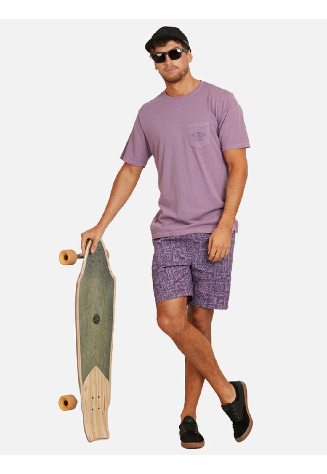 Polera Sin Nombre De Fantasia Hombre Lila Maui And Sons-3