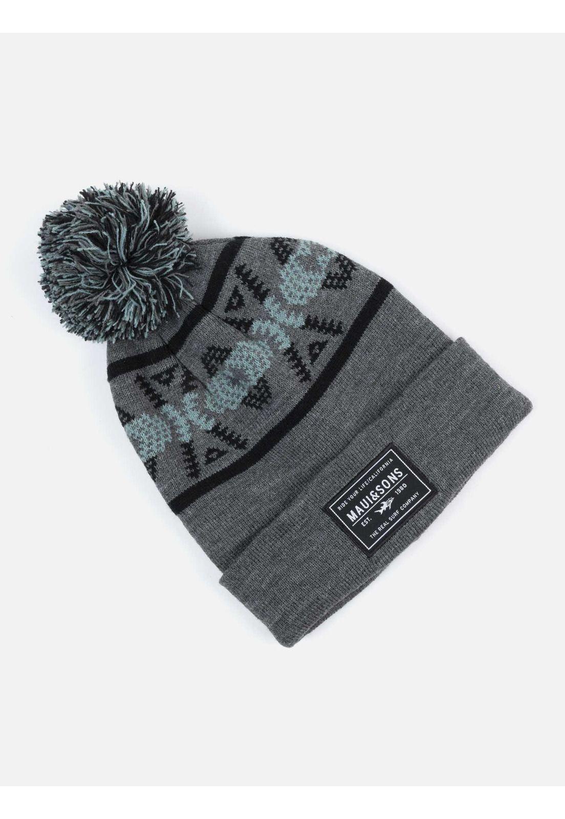 Gorro Hombre 5G1813 Gris Maui and Sons-0