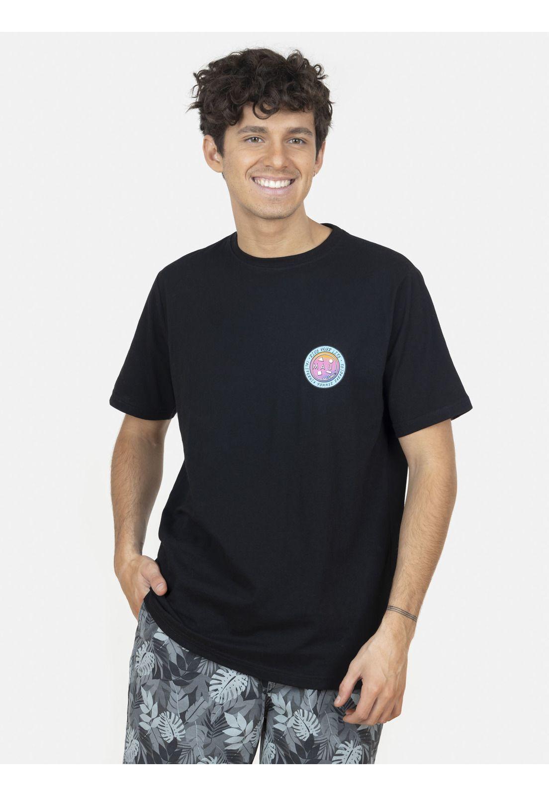 Polera Hombre Negro 5P353-MV22 Maui And Sons-0