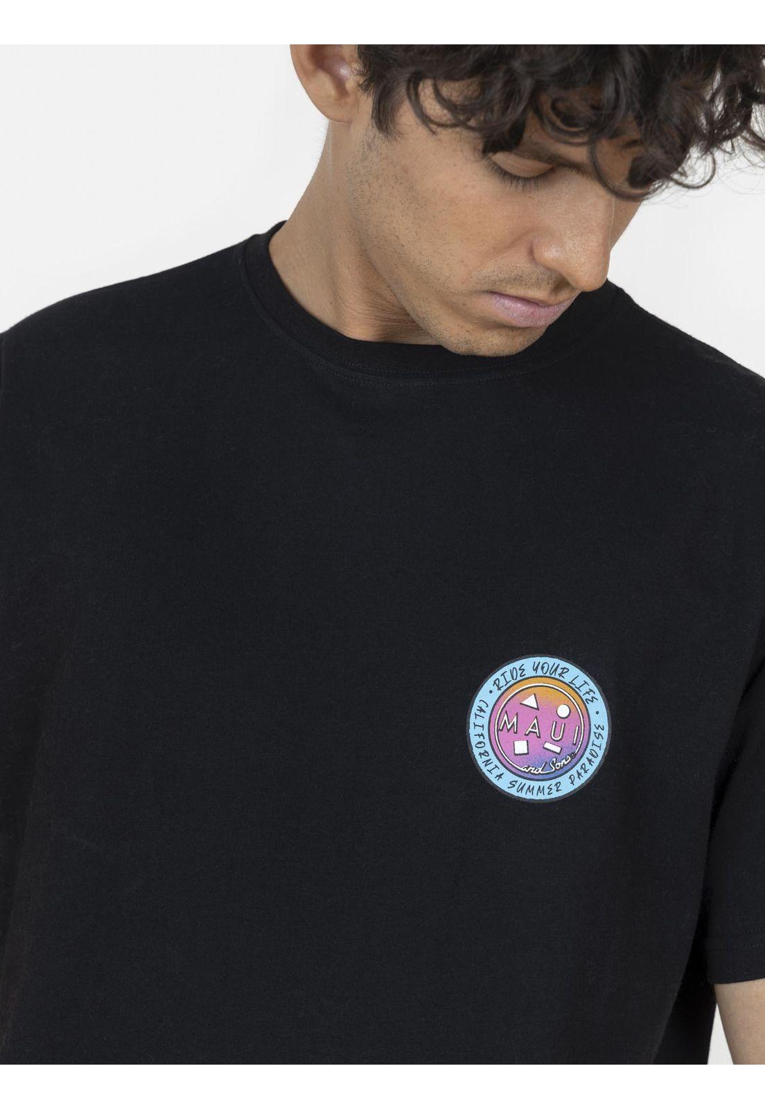 Polera Hombre Negro 5P353-MV22 Maui And Sons-2