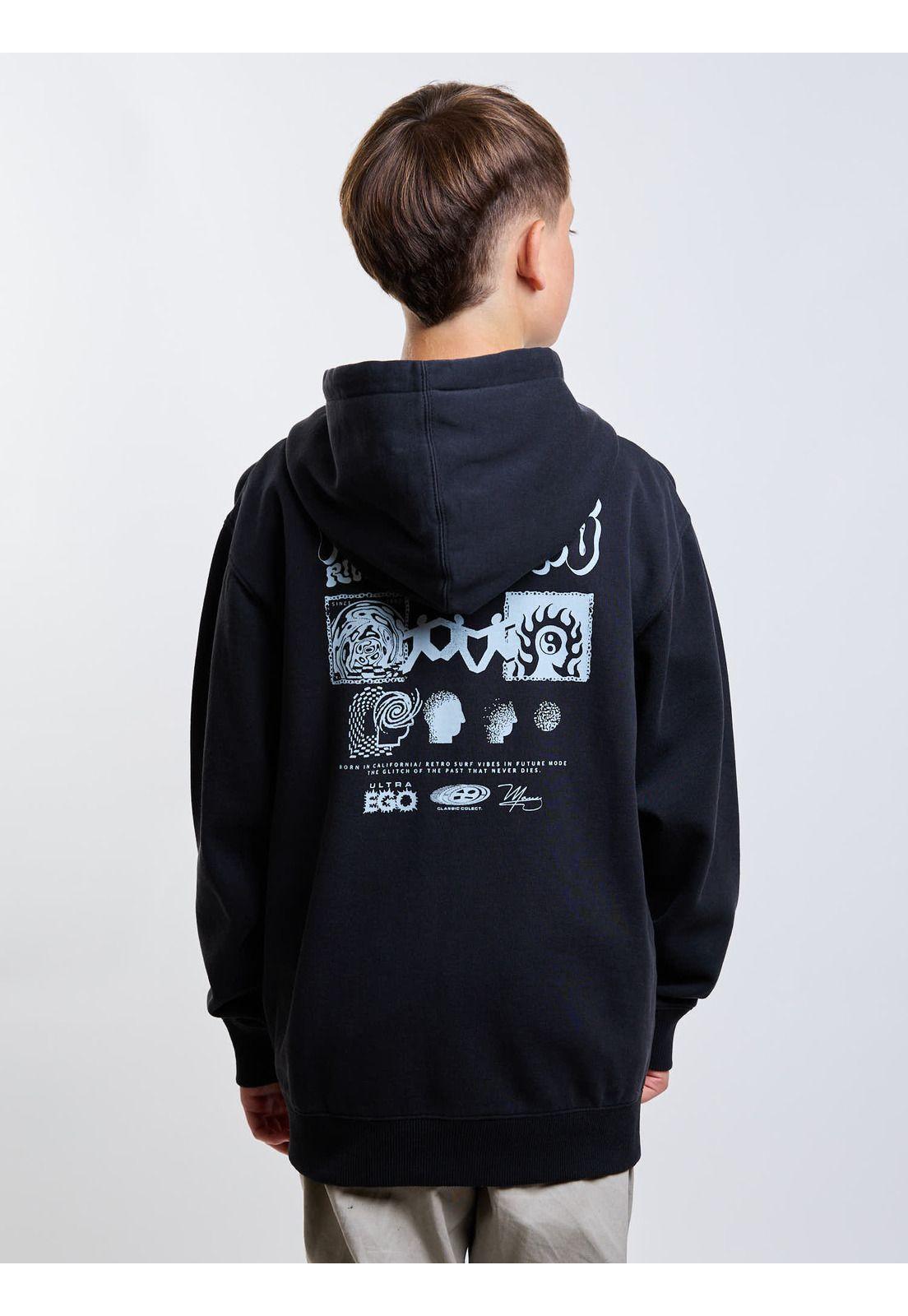 Poleron FZ Freeway Negro Infantil Maui And Sons-1