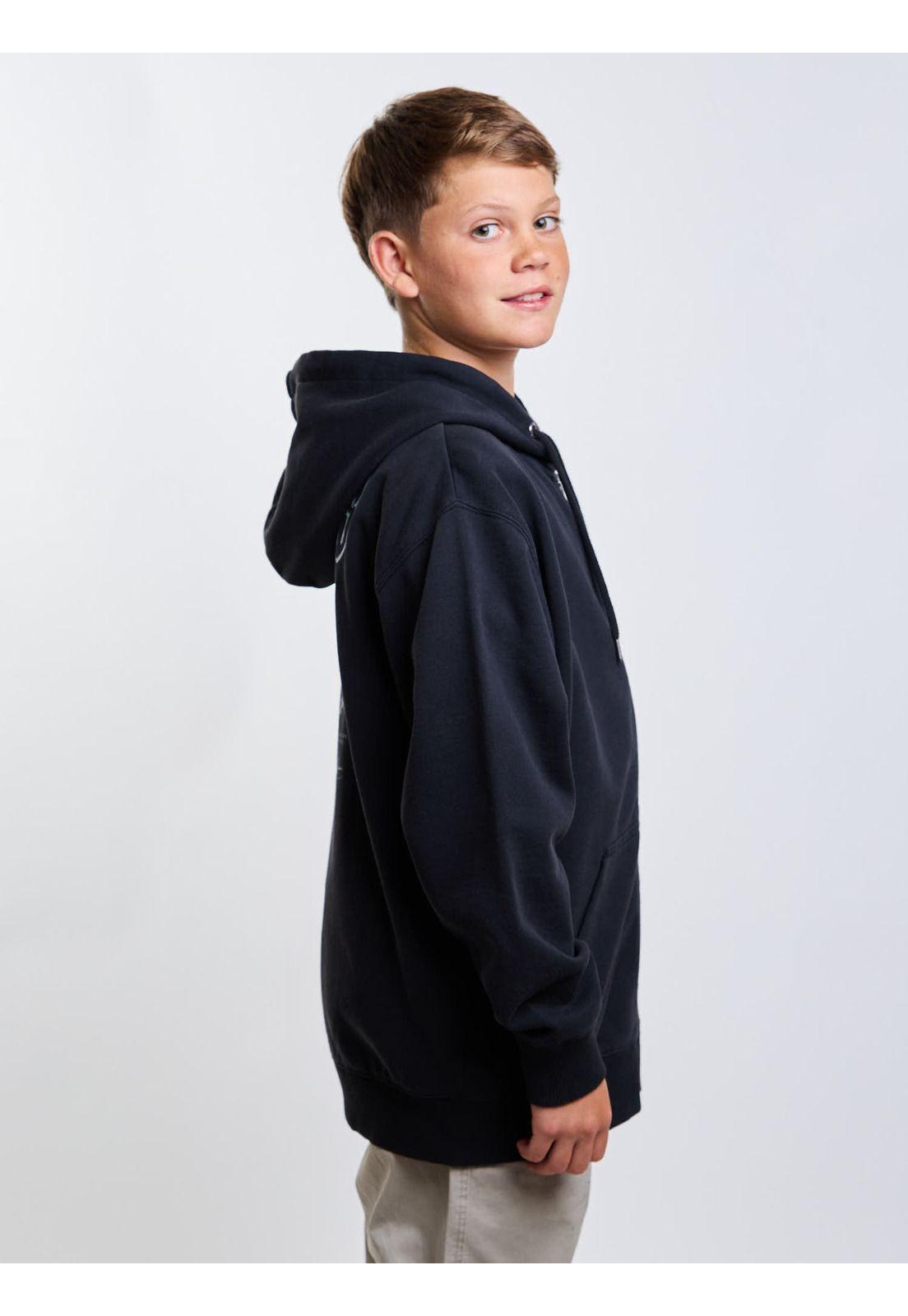 Poleron FZ Freeway Negro Infantil Maui And Sons-2