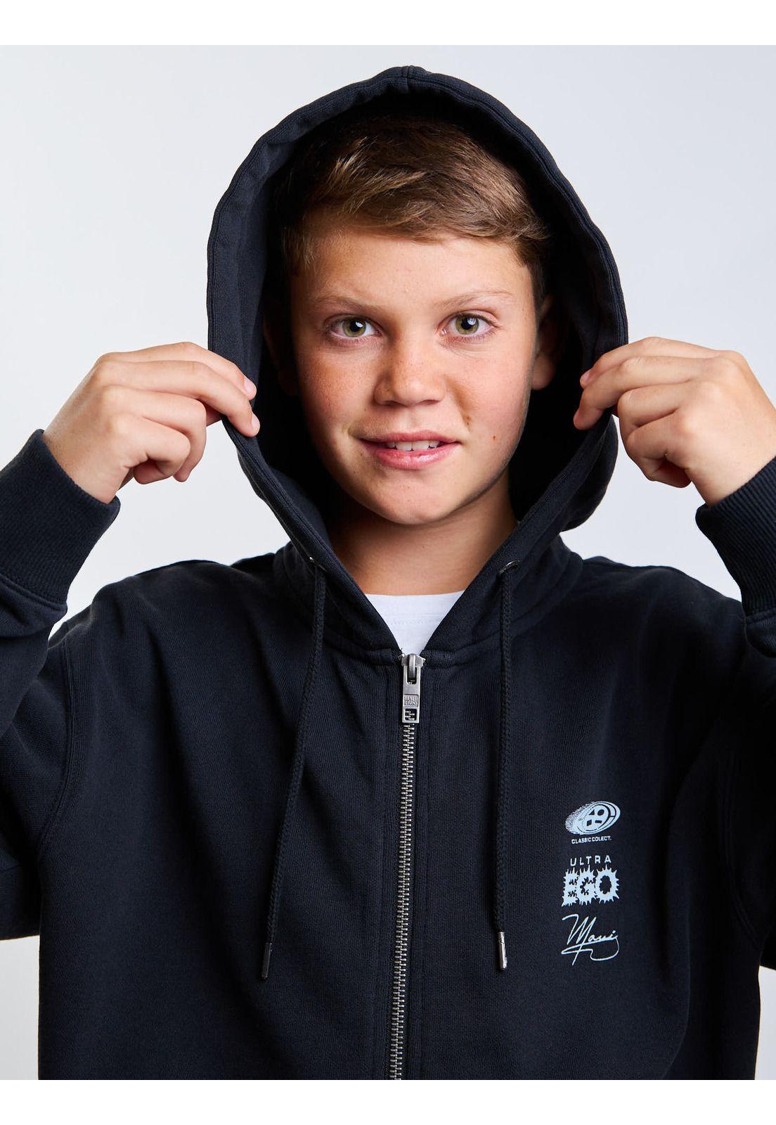 Poleron FZ Freeway Negro Infantil Maui And Sons-4