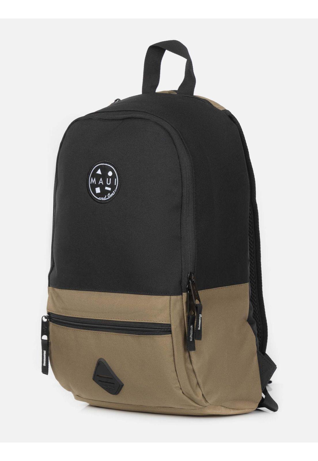 Mochila Escolar Hombre 5AM205-MT22 Café Maui and Sons-1