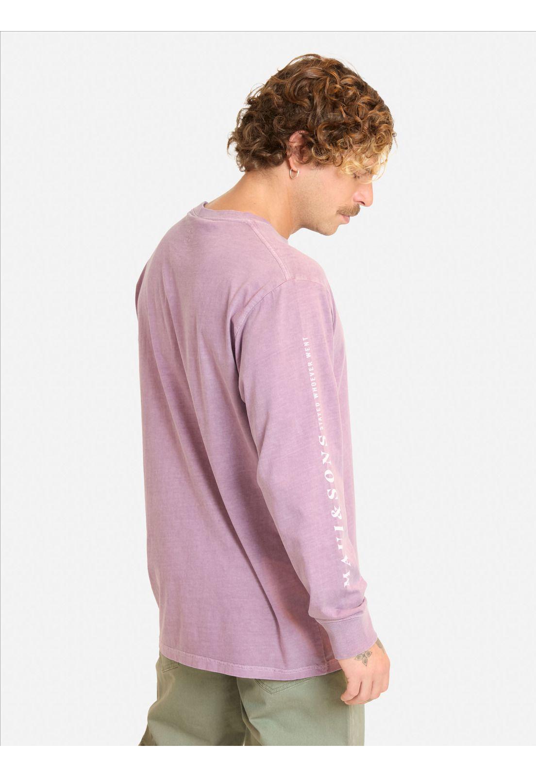 Polera ML Mesuf Burdeo Hombre Maui And Sons-1