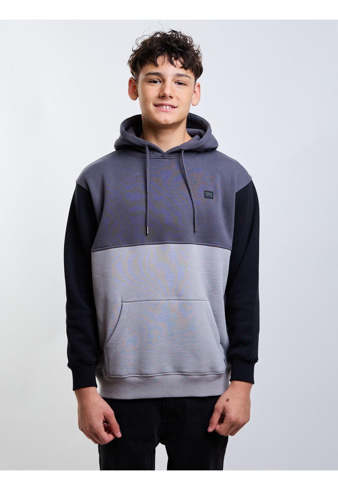 Poleron Canguro Sailor Gris Infantil Maui And Sons-0