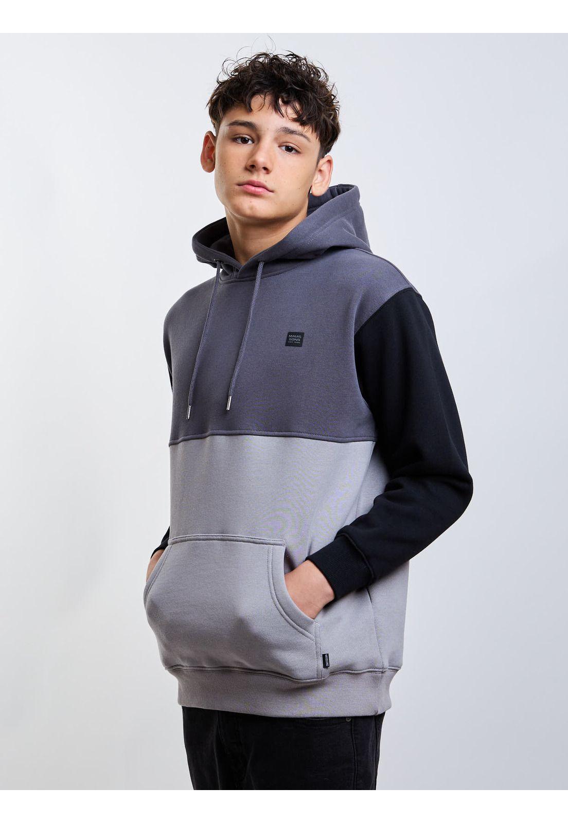 Poleron Canguro Sailor Gris Infantil Maui And Sons-4