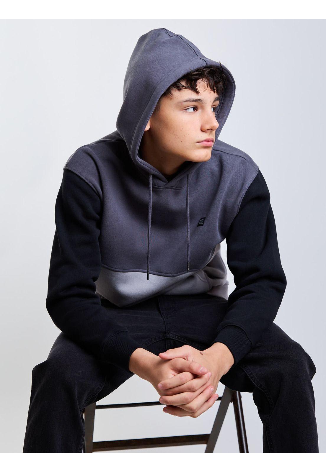 Poleron Canguro Sailor Gris Infantil Maui And Sons-5