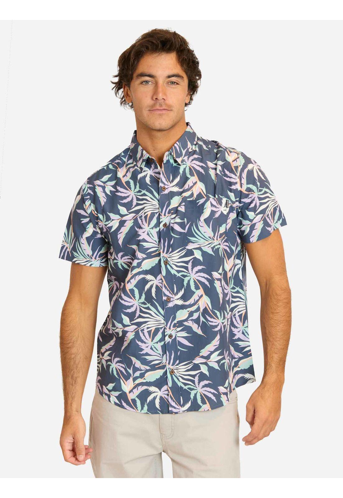 Camisa MC Irua Multicolor Hombre Maui And Sons-0