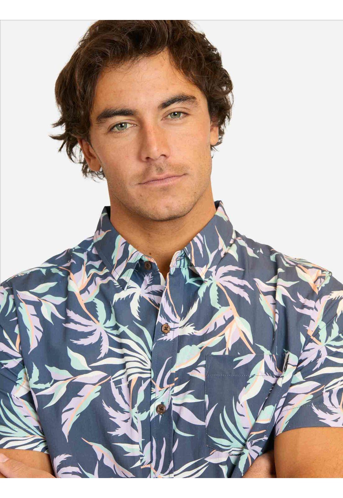 Camisa MC Irua Multicolor Hombre Maui And Sons-2