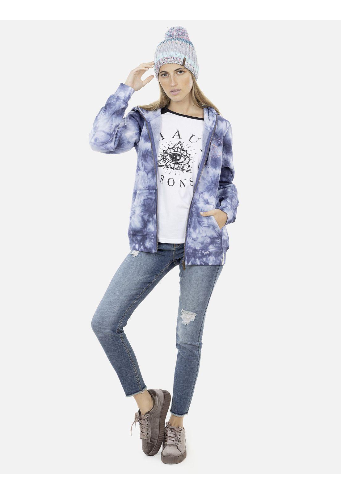 Poleron Mujer 5O237-WI21 Azul Maui and Sons-3