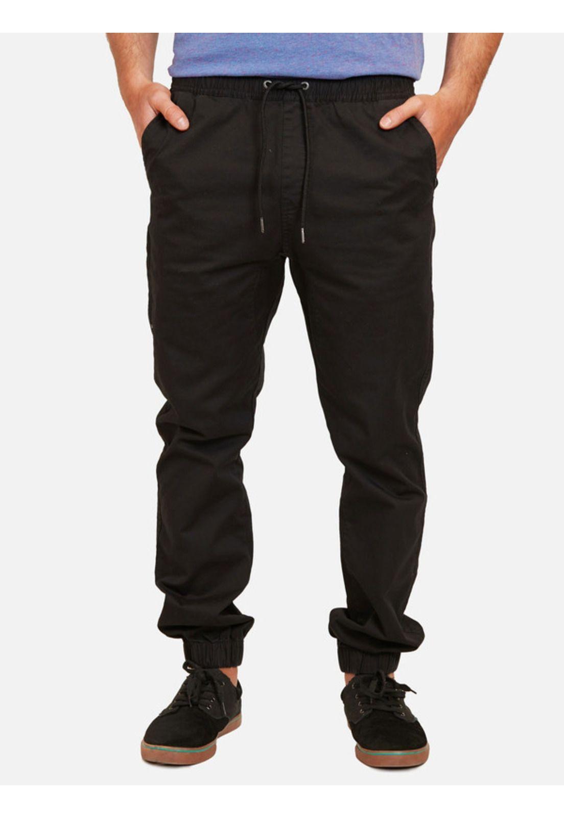 Pantalon Jogger Side Pocket Negro Hombre Maui and sons-0