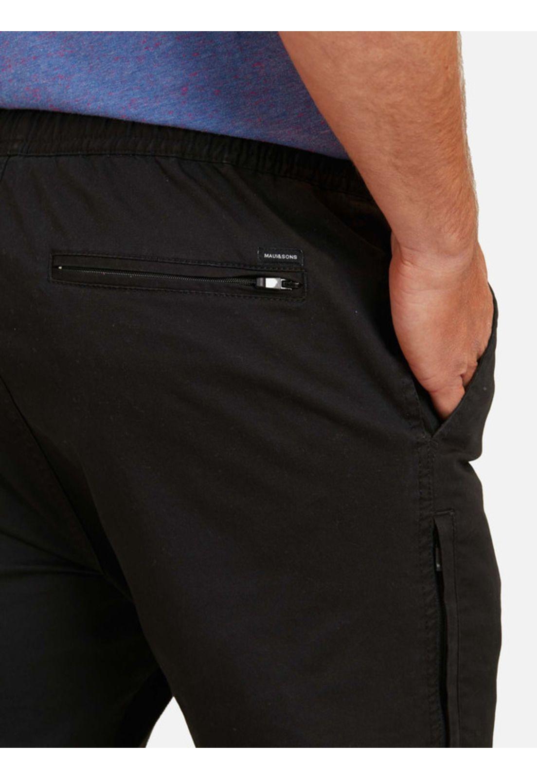 Pantalon Jogger Side Pocket Negro Hombre Maui and sons-2