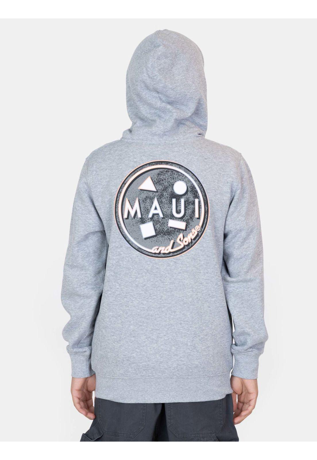 Poleron FZ  Seavie Gris Infantil Maui And Sons-1