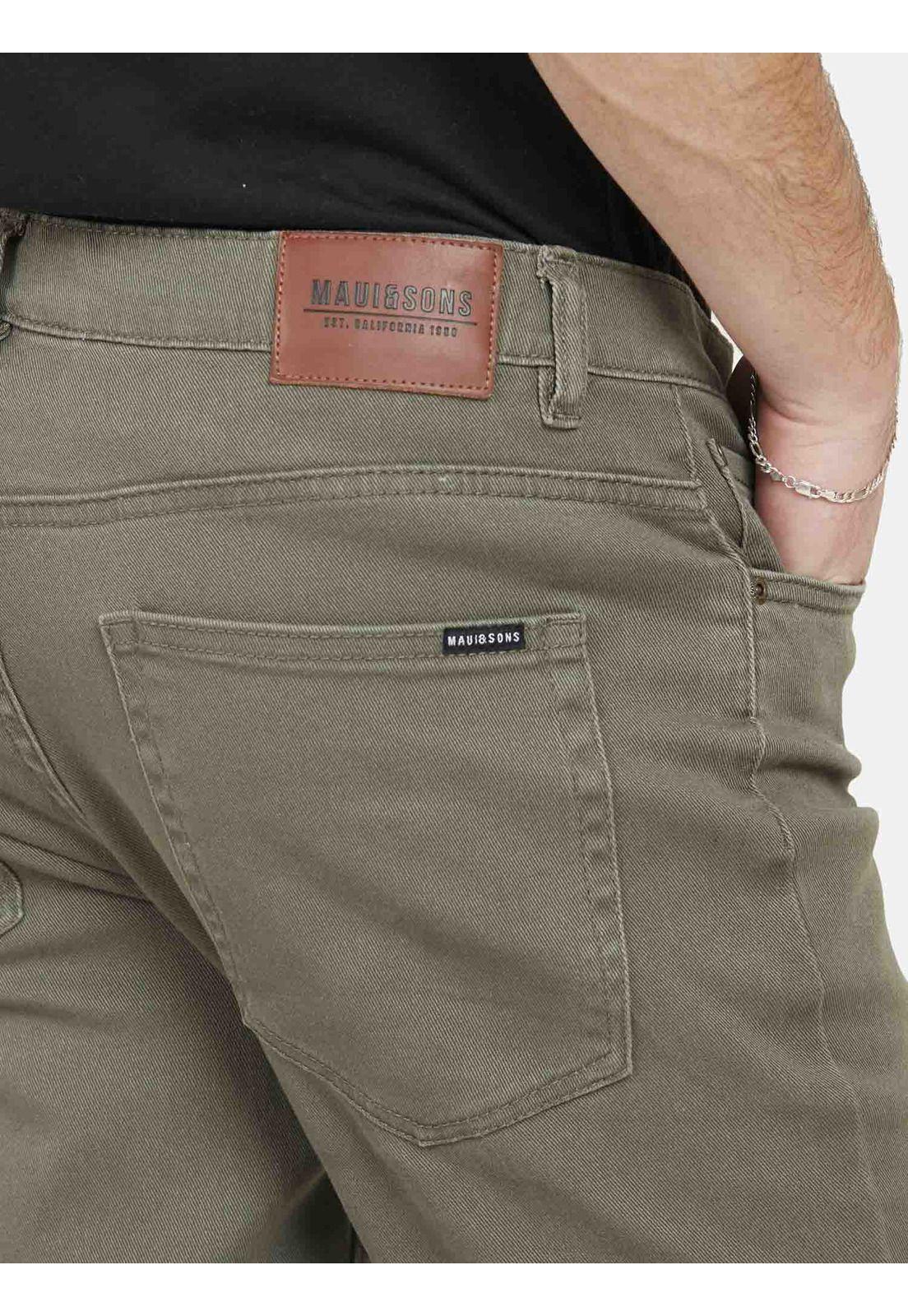 Pantalon 5N160 Hombre Verde Maui and Sons-2