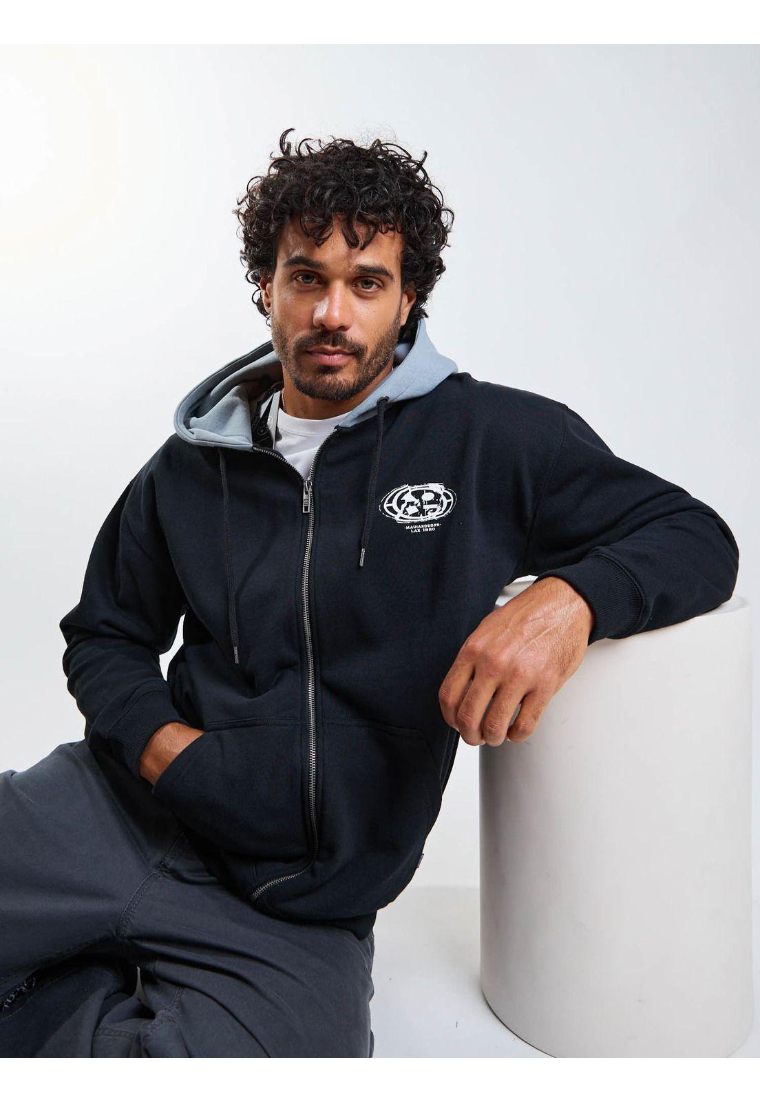 Poleron FZ Destroy Negro Hombre Maui And Sons-7