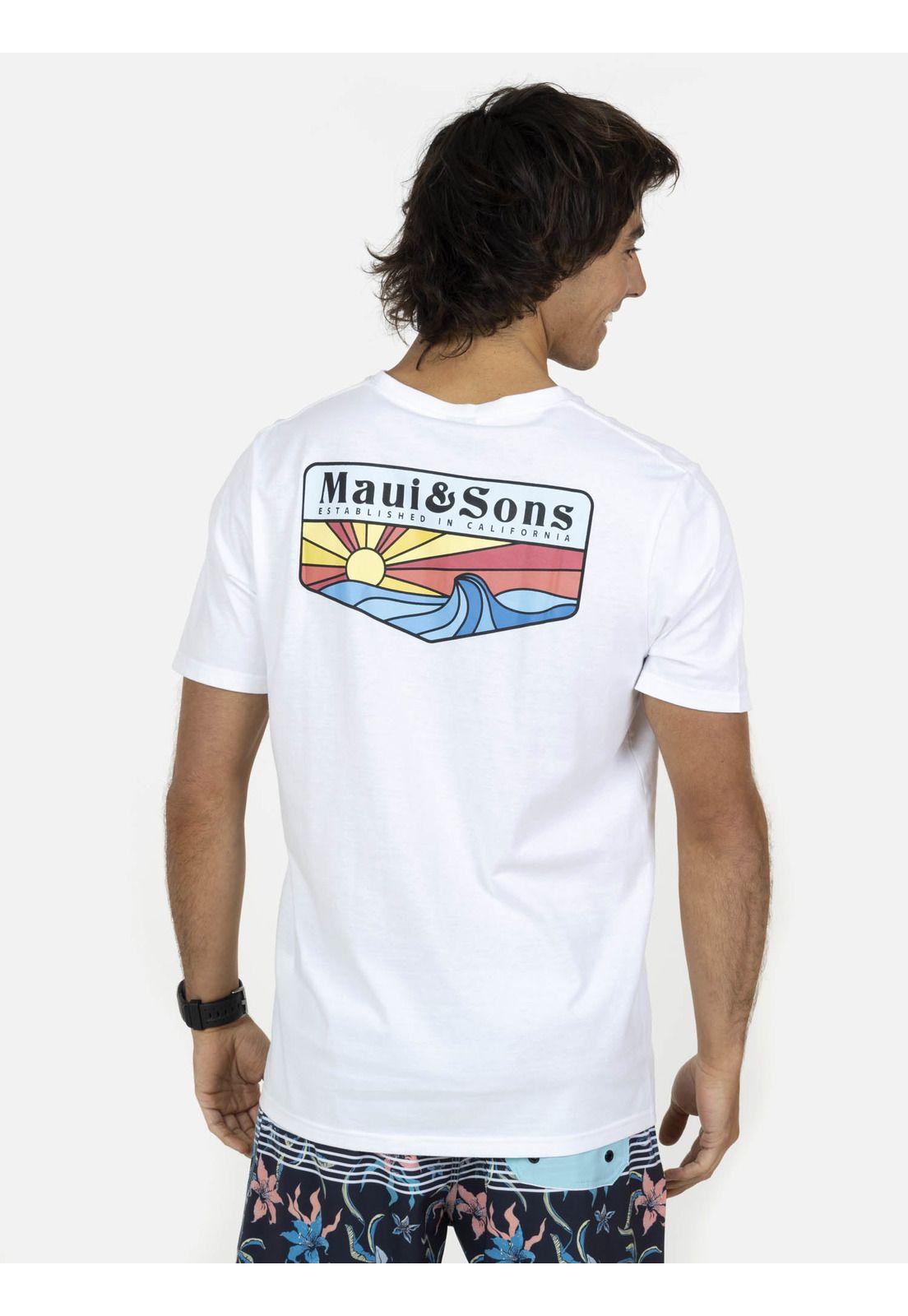 Polera  Hombre Blanco 5P383-MV22 Maui And Sons-1