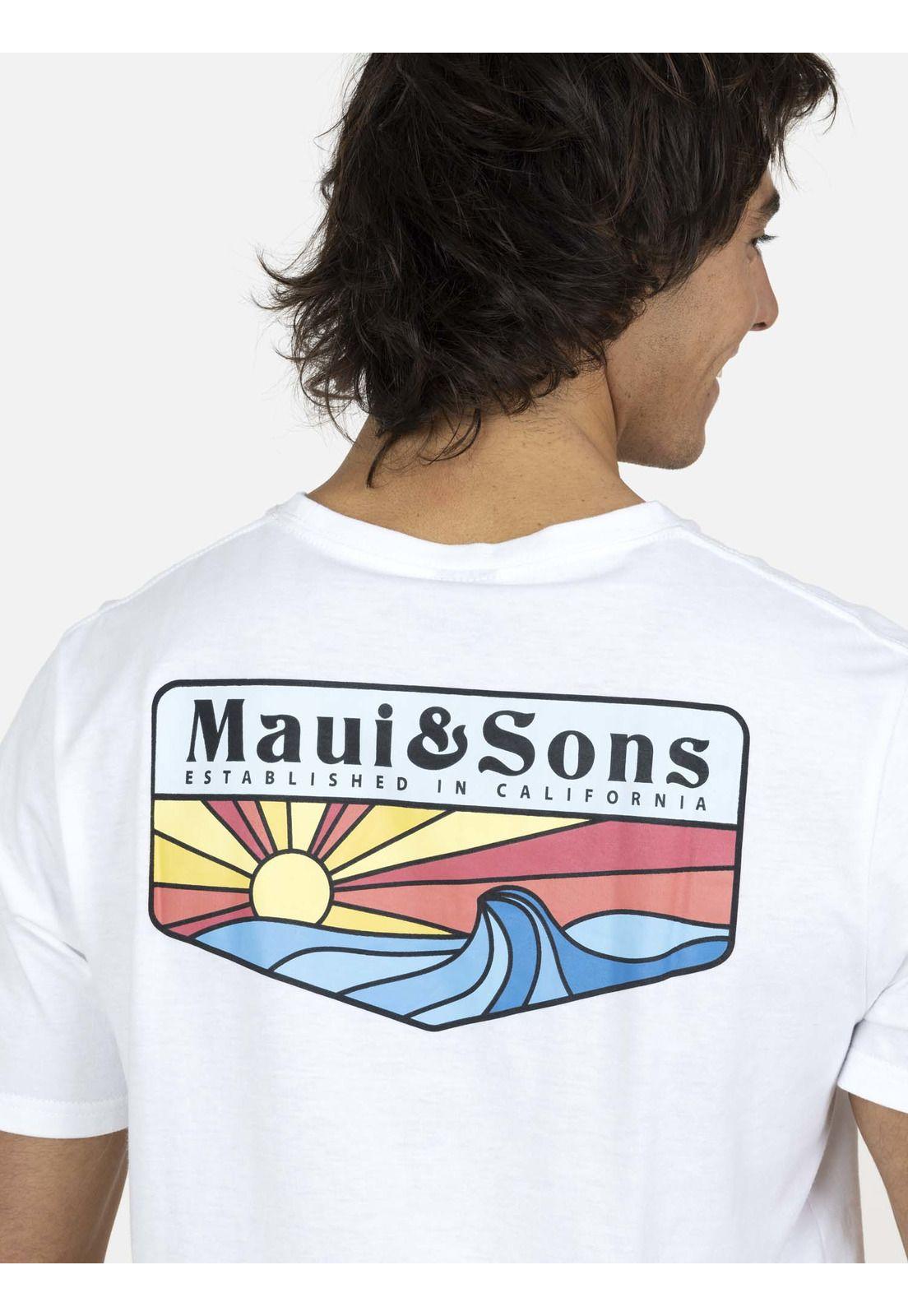 Polera  Hombre Blanco 5P383-MV22 Maui And Sons-2