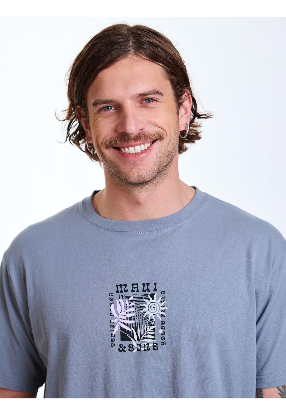 Polera MC Venice Gris Hombre Maui and Sons-4