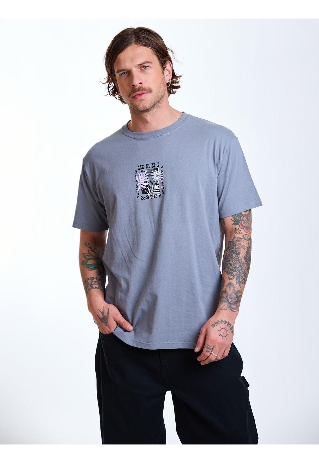 Polera MC Venice Gris Hombre Maui and Sons-6
