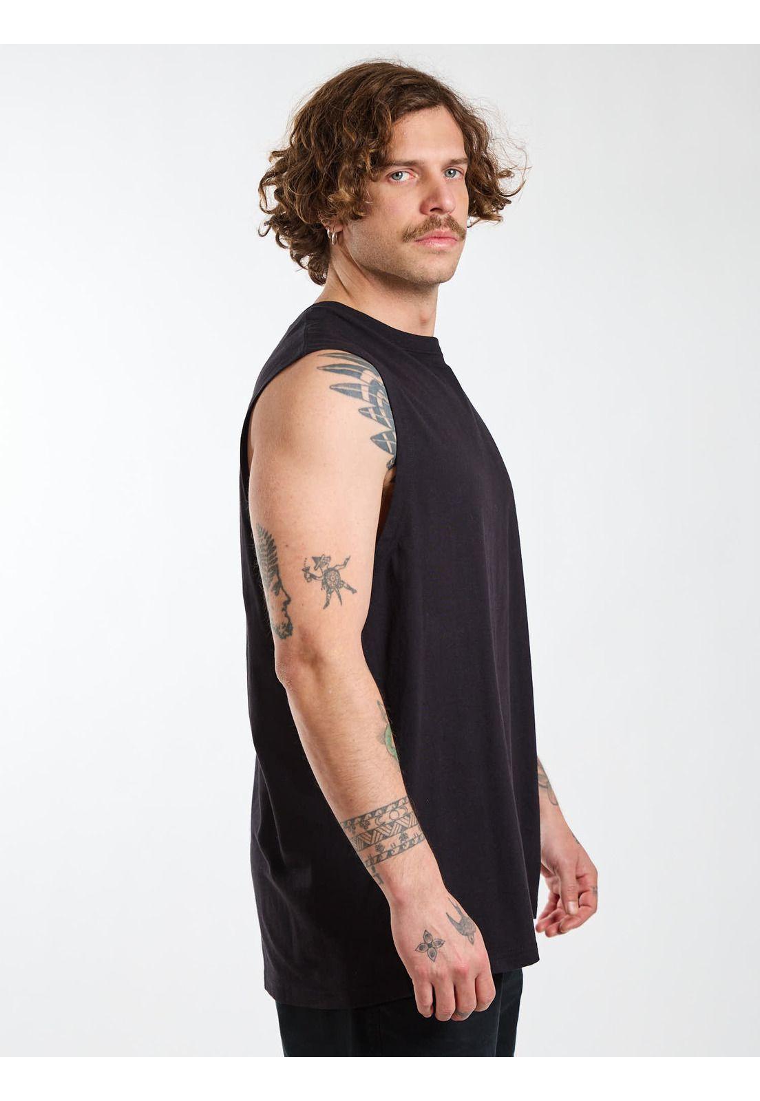 Polera SM Sandbar Negro Hombre Rusty-3
